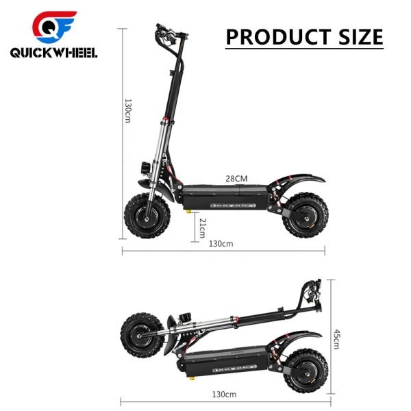 Quickwheel Explorer 60V/38Ah 6000W Electric Scooter