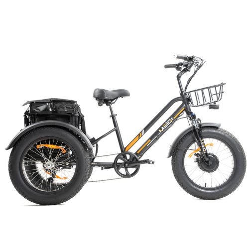 DWMEIGI Zeus MG1703 48V/18.2Ah 750W Electric Trike - Black