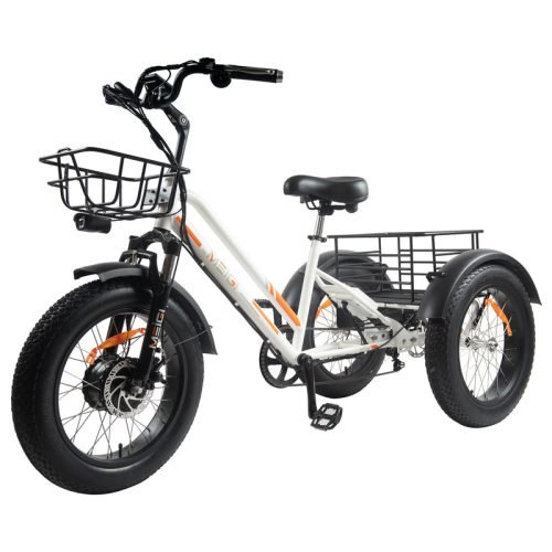 MG1703_6 DWMEIGI Zeus MG1703 48V/18.2Ah 750W Electric Trike - White