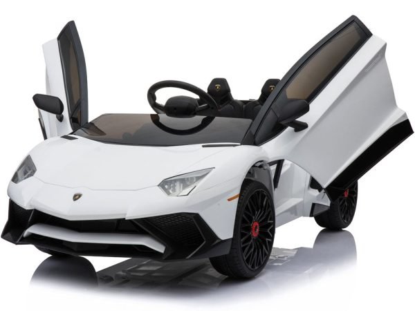 MM0913Lambo12vWhite3 Mini Moto Lamborghini 12v (2.4ghz RC) Ride On