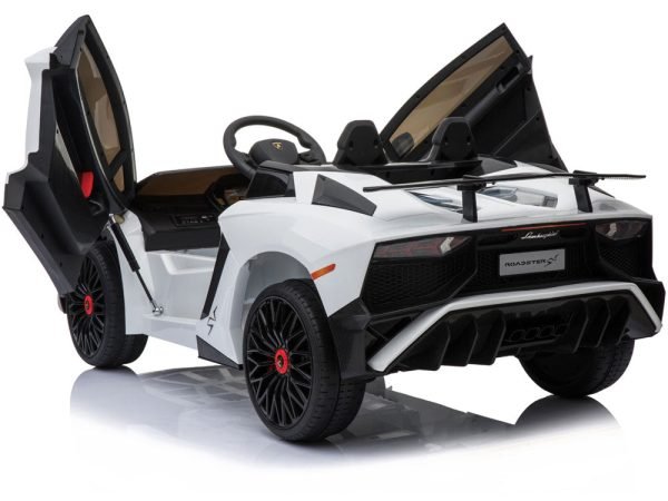 MM0913Lambo12vWhite_2 Mini Moto Lamborghini 12v (2.4ghz RC) Ride On