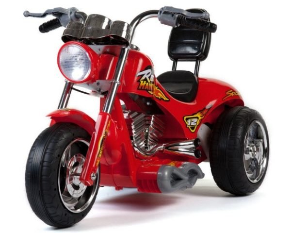 MM5008_Red2 Mini Motos Red Hawk Motorcycle 12v Ride On