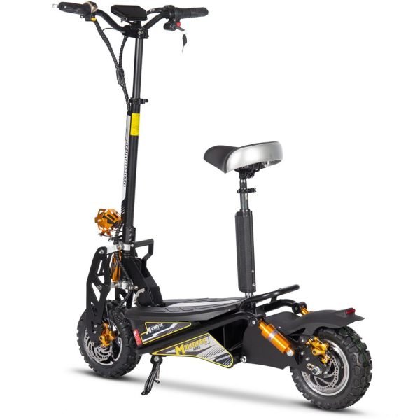 MT-Ares-48v-1600w_Black_3 MotoTec Ares 48V/12Ah 1600W Electric Scooter