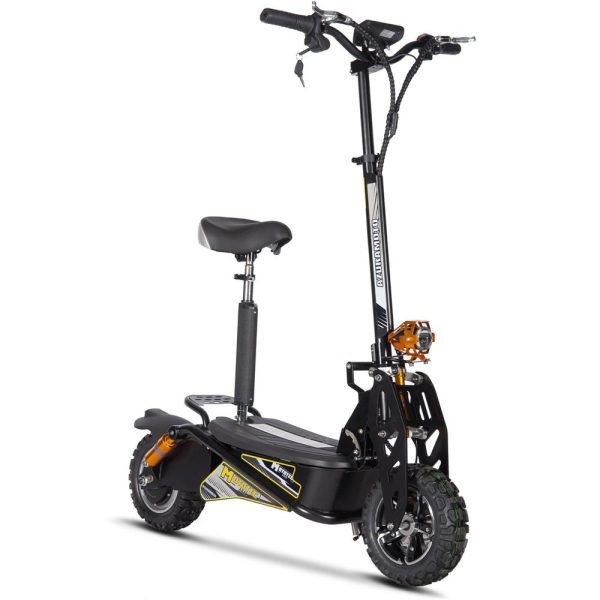 MT-Ares-48v-1600w_Black_7 MotoTec Ares 48V/12Ah 1600W Electric Scooter
