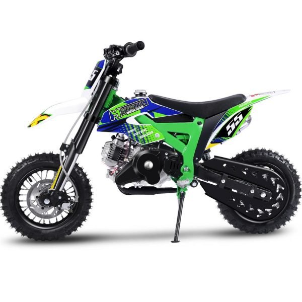 MT-DB-Hooligan-60cc_Green_5 MotoTec Hooligan 60cc 4-Stroke Gas Dirt Bike
