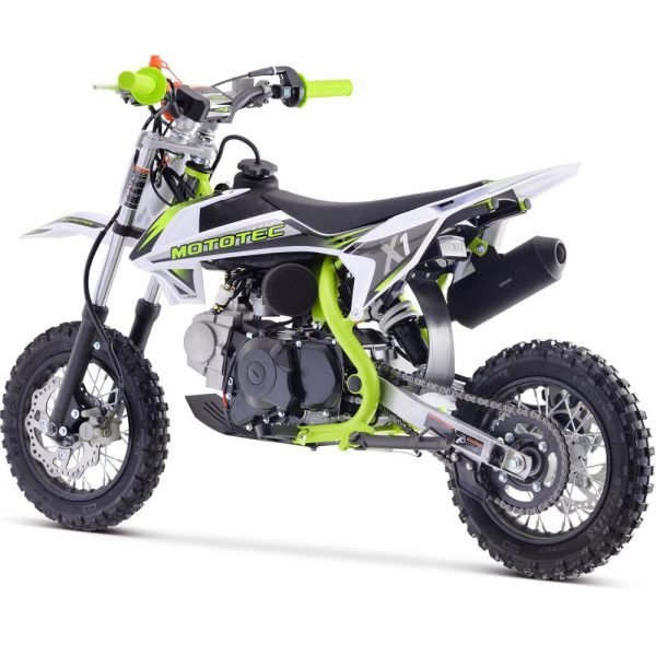 MotoTec X1 110cc 4-Stroke Gas Dirt Bike