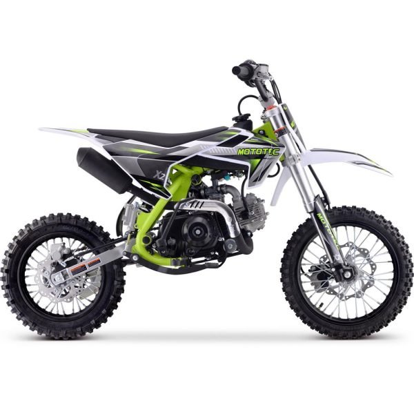 MT-DB-X2-110cc_Green_42 MotoTec X2 110cc 4-Stroke Gas Dirt Bike