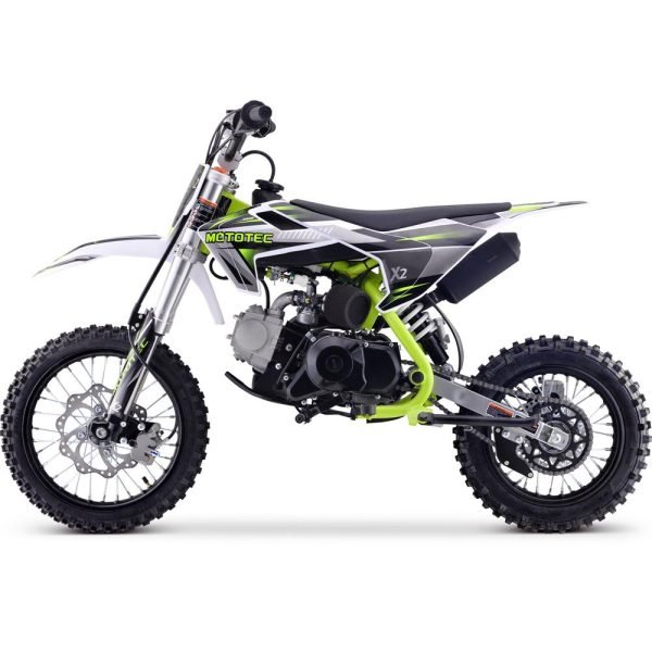 MT-DB-X2-110cc_Green_62 MotoTec X2 110cc 4-Stroke Gas Dirt Bike