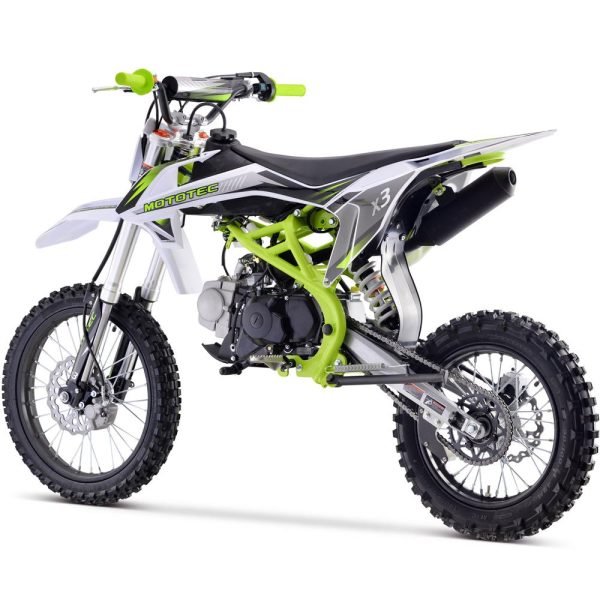 MT-DB-X3-125cc_Green_32 MotoTec X3 125cc 4-Stroke Gas Dirt Bike