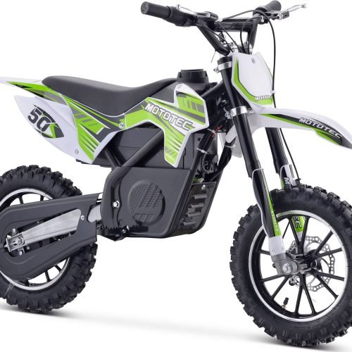 MotoTec Gazella 24V/12Ah 500W Electric Dirt Bike - Green