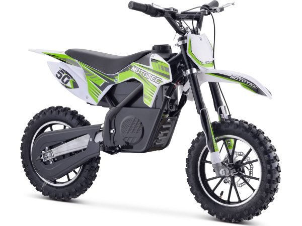 MotoTec Gazella 24V/12Ah 500W Electric Dirt Bike - Green