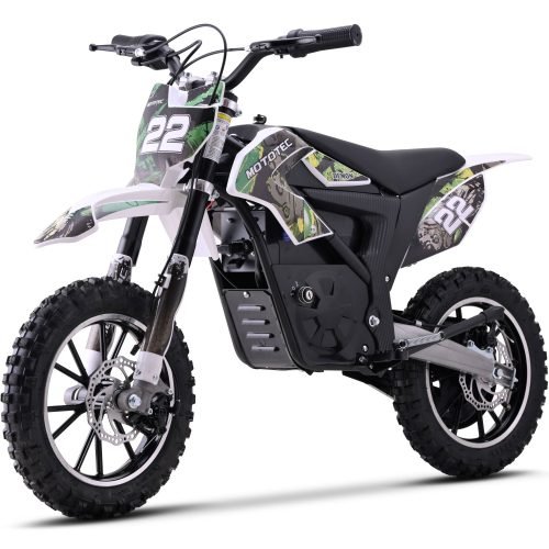 MotoTec Demon 36V/8Ah 790W Lithium Electric Dirt Bike - Green