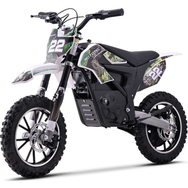 MotoTec Demon 36V/8Ah 790W Lithium Electric Dirt Bike - Green