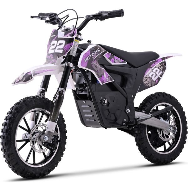 MT-Dirt-36v-790w-Demon_Purple_4 MotoTec Demon 36V/8Ah 790W Lithium Electric Dirt Bike - Purple