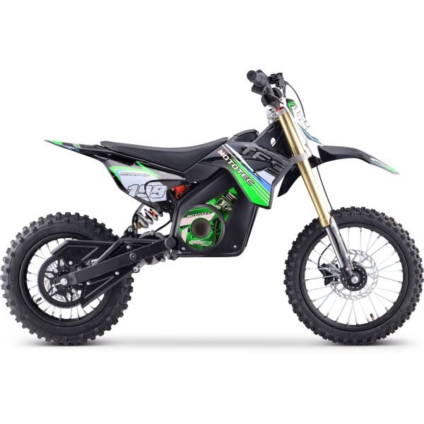 MT-Dirt-Pro-1500_Green_5 MotoTec Pro 48V/13Ah 1800W Off-Road Electric Dirt Bike