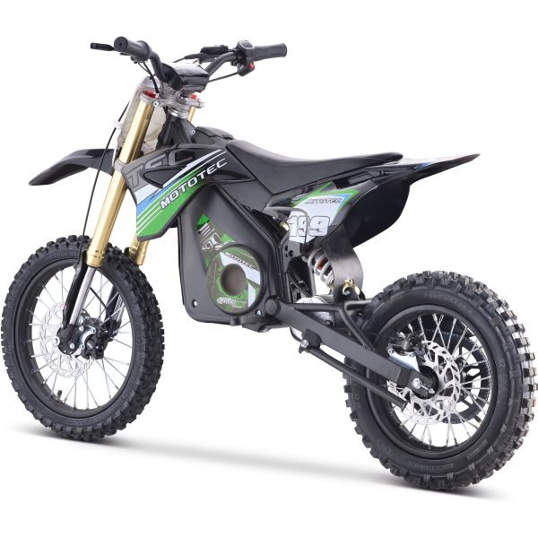 MT-Dirt-Pro-1500_Green_6 MotoTec Pro 48V/13Ah 1800W Off-Road Electric Dirt Bike