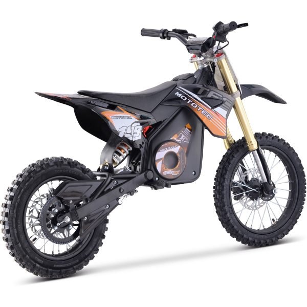 MT-Dirt-Pro-1500_Orange_6 MotoTec Pro 48V/13Ah 1800W Off-Road Electric Dirt Bike