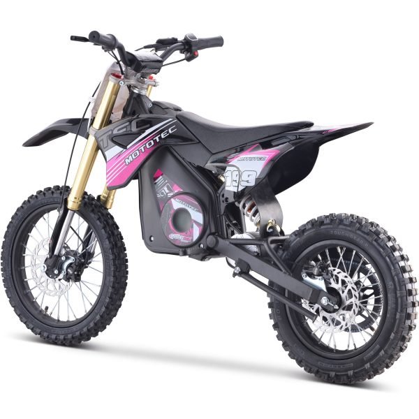 MT-Dirt-Pro-1500_Pink_2 MotoTec Pro 48V/13Ah 1800W Off-Road Electric Dirt Bike