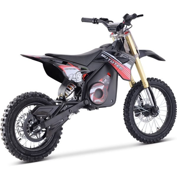 MT-Dirt-Pro-1500_Red_6 MotoTec Pro 48V/13Ah 1800W Off-Road Electric Dirt Bike