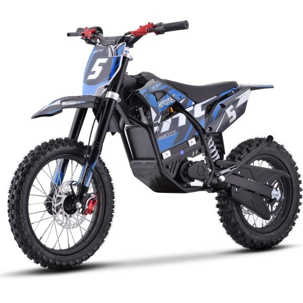 MT-Dirt-Pro-2000_Blue_5 MotoTec Pro 60V/15.6Ah 2000W Off-Road Electric Dirt Bike