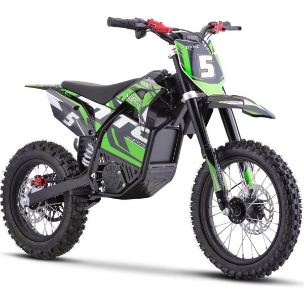 MT-Dirt-Pro-2000_Green MotoTec Pro 60V/15.6Ah 2000W Off-Road Electric Dirt Bike