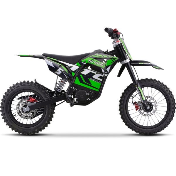 MT-Dirt-Pro-2000_Green_2 MotoTec Pro 60V/15.6Ah 2000W Off-Road Electric Dirt Bike