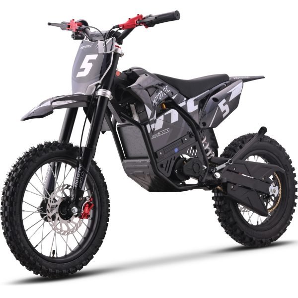 MT-Dirt-Pro-2000_Grey_5 MotoTec Pro 60V/15.6Ah 2000W Off-Road Electric Dirt Bike