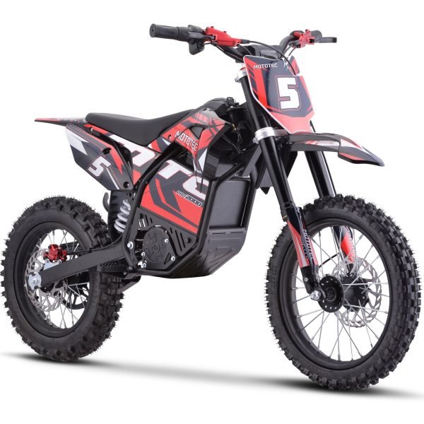 MT-Dirt-Pro-2000_Red MotoTec Pro 60V/15.6Ah 2000W Off-Road Electric Dirt Bike
