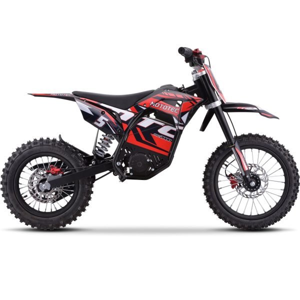 MT-Dirt-Pro-2000_Red_2 MotoTec Pro 60V/15.6Ah 2000W Off-Road Electric Dirt Bike