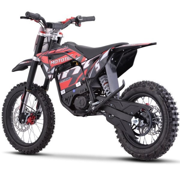 MT-Dirt-Pro-2000_Red_6 MotoTec Pro 60V/15.6Ah 2000W Off-Road Electric Dirt Bike
