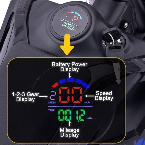 MotoTec Pro 72V/30Ah 5000W Off-Road Electric Dirt Bike