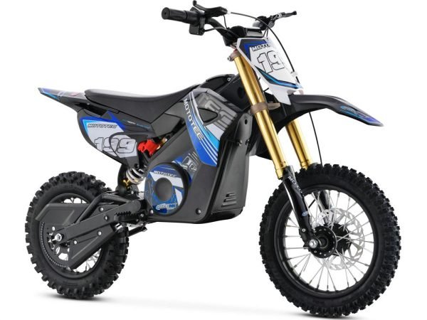 MotoTec Pro 36V/10Ah 1200W Lithium Electric Dirt Bike - Blue