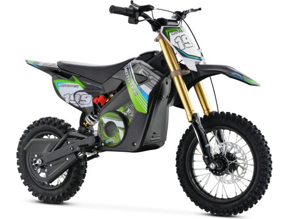 MotoTec Pro 36V/10Ah 1200W Lithium Electric Dirt Bike - Green