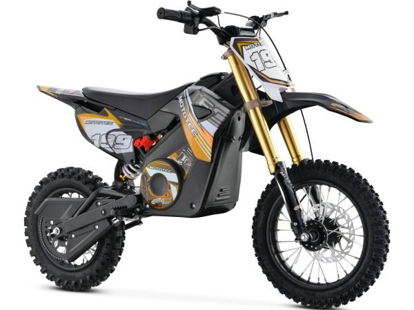 MotoTec Pro 36V/10Ah 1200W Lithium Electric Dirt Bike - Orange