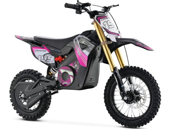 MotoTec Pro 36V/10Ah 1200W Lithium Electric Dirt Bike - Pink