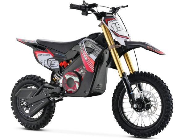 MotoTec Pro 36V/10Ah 1200W Lithium Electric Dirt Bike - Red