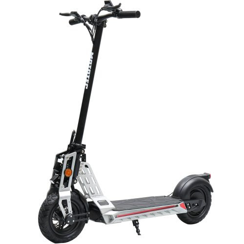 MotoTec Free Ride 48V/13Ah 600W Electric Scooter - Silver