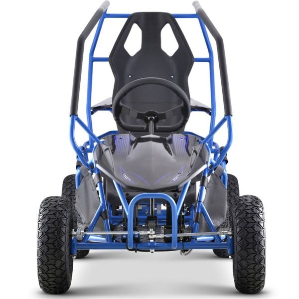 MT-GK-Maverick-1000w_Blue_8 MotoTec Maverick 36V/12Ah 1000W Kids Electric Go-Kart