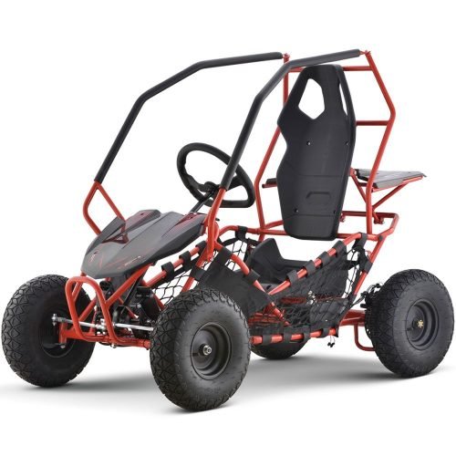MT-GK-Maverick-1000w_Red_2 MotoTec Maverick 36V/12Ah 1000W Kids Electric Go-Kart - Red, Assembled / Tested (+9)