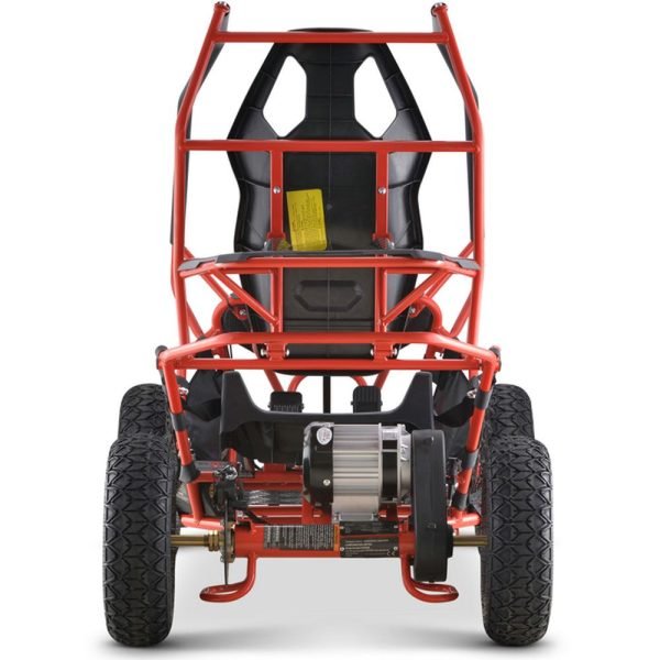 MT-GK-Maverick-1000w_Red_5 MotoTec Maverick 36V/12Ah 1000W Kids Electric Go-Kart
