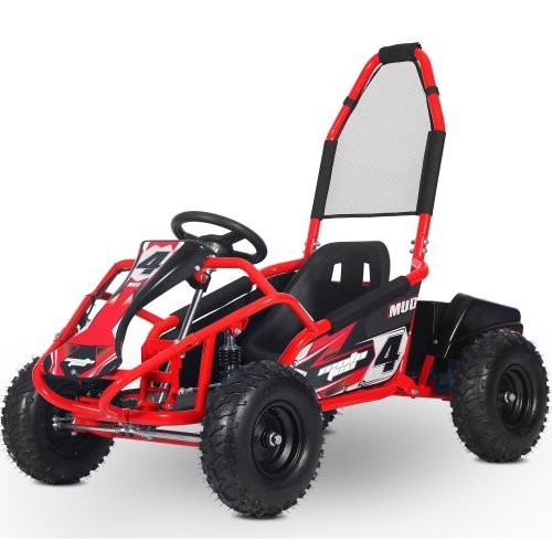 MT-GK-Mud-1000w_Red_8d597938-1e07-462a-9a9e-98b992a7026d MotoTec Mud 48V/12Ah 1000W Kids Electric Go-Kart - Red, Assembled / Tested (+9)