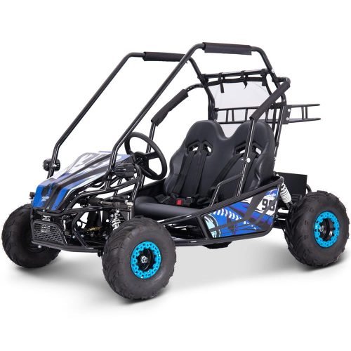 MT-GK-Mud-XL-60v-2000w_Blue_2 MotoTec Mud XL 60V/20Ah 2000W Kids Electric Go-Kart - Blue, Assembled / Tested (+9)