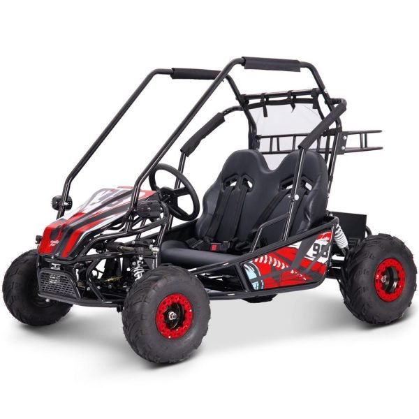 MT-GK-Mud-XL-60v-2000w_Red_7 MotoTec Mud XL 60V/20Ah 2000W Kids Electric Go-Kart - Red, No Assembly - ships in factory box