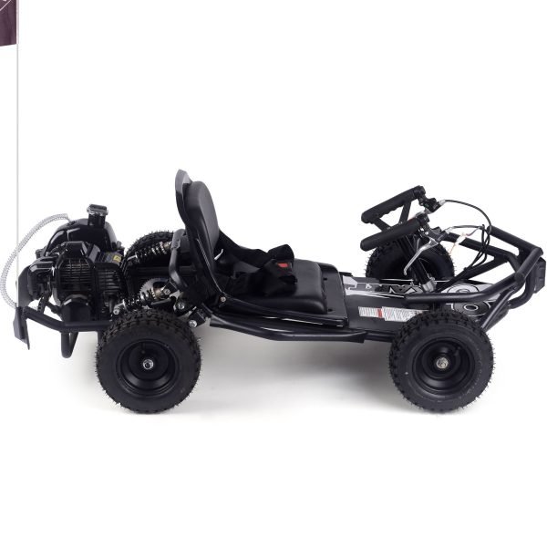 MT-GK-Sandman-52cc_Black_5 MotoTec Sandman Gas Powered 49cc Kids Go Kart
