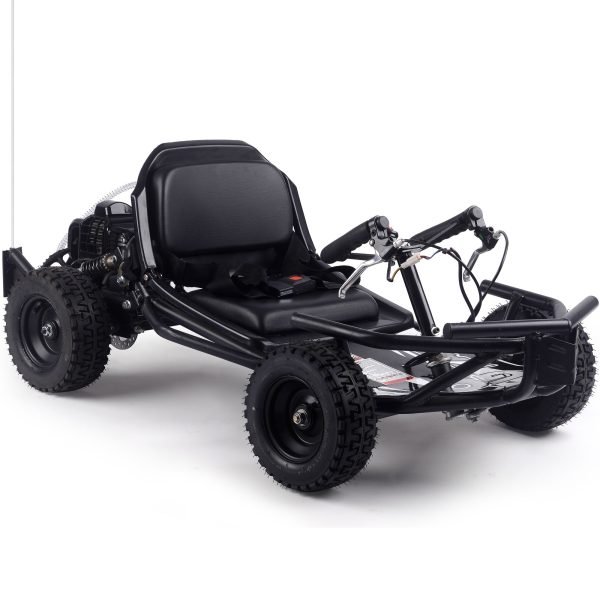 MT-GK-Sandman-52cc_Black_6 MotoTec Sandman Gas Powered 49cc Kids Go Kart