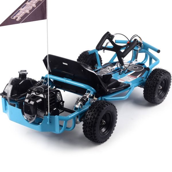 MT-GK-Sandman-52cc_Blue_2 MotoTec Sandman Gas Powered 49cc Kids Go Kart