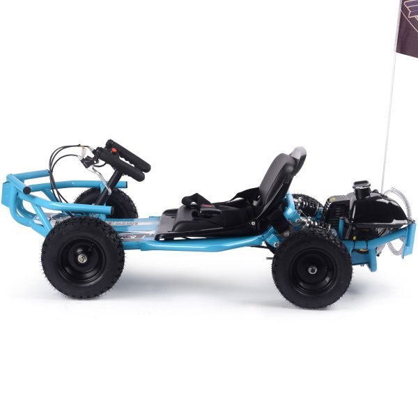 MT-GK-Sandman-52cc_Blue_3 MotoTec Sandman Gas Powered 49cc Kids Go Kart