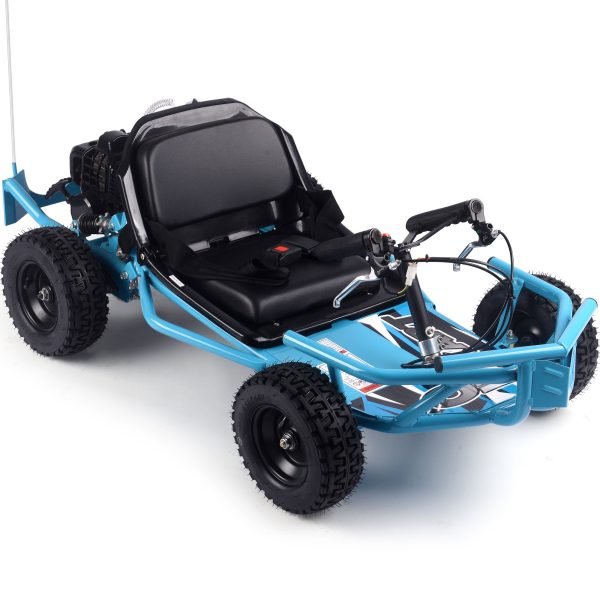 MT-GK-Sandman-52cc_Blue_6 MotoTec Sandman Gas Powered 49cc Kids Go Kart