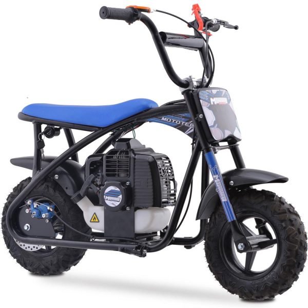 MT-MB-52cc-Bandit_Blue3 MotoTec Bandit 52cc 2-Stroke Kids Gas Mini Bike