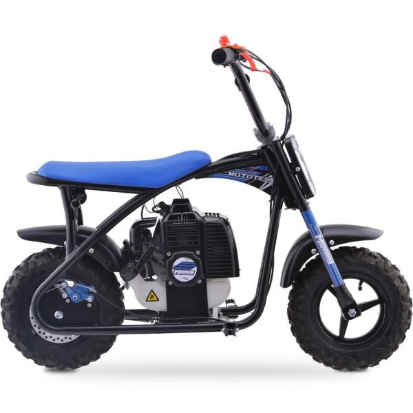 MT-MB-52cc-Bandit_Blue_22 MotoTec Bandit 52cc 2-Stroke Kids Gas Mini Bike